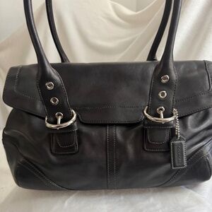 Coach Vintage Hampton Soho Style 9636 Leather Satchel Handbag